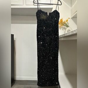 Hello Molly Black Sequin Dress